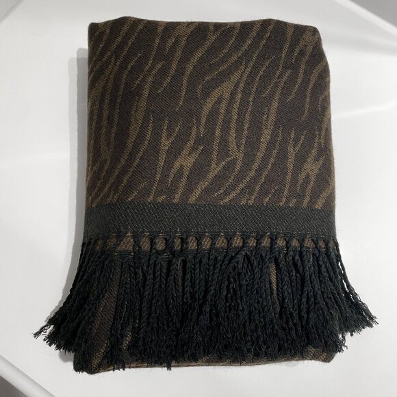 Lord & Taylor - Animal Print Poncho/Shawl - Picture 4 of 6